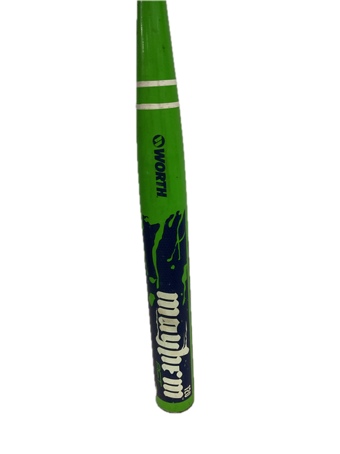 Vist Large View of Product Image Which is Used Worth MAYHEM 120 MAY120 BB/SB Slowpitch Bat 34"