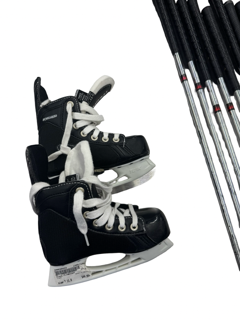 Vist Large View of Product Image Which is Used Itech FLYWEIGHT Youth Hockey Skate Youth 11.0