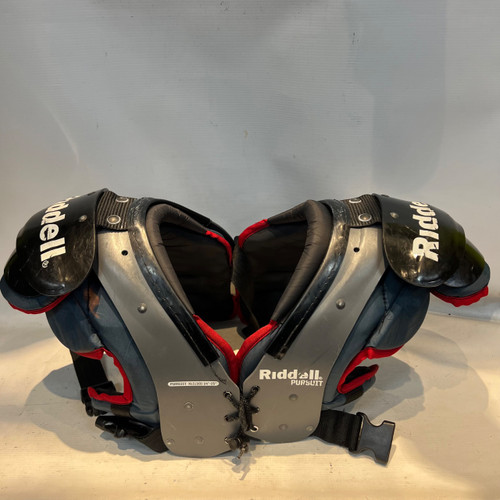 Vist Large View of Product Image Which is Used Riddell PURSUIT FB Shoulder Pads Black XL