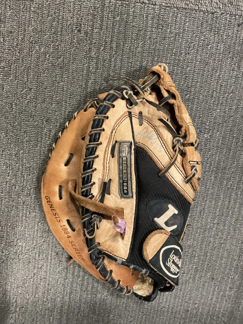Vist Large View of Product Image Which is Used Louisville Slugger GENESIS 1884 SERIES BB/SB First Base LH Throw Brown 11 1/2"