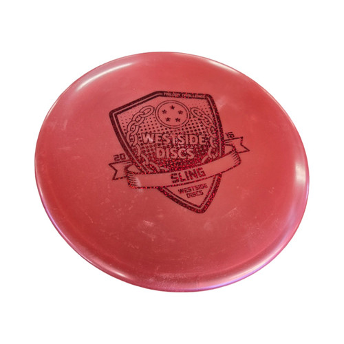 Vist Large View of Product Image Which is Used Westside SLING Disc Golf Driver Red