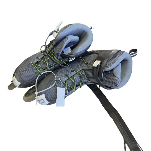 Vist Large View of Product Image Which is Used OXELO INLINE SKATES SZ12 Senior Rec Fitness Skates Black Senior 12