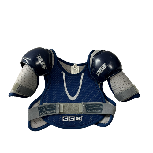 Vist Large View of Product Image Which is Used CCM YTH LG CCM SP13 SHOULDER PADS Youth Shoulder Pads LG