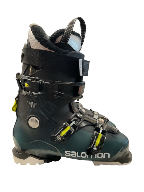 Vist Large View of Product Image Which is Used Salomon QST ACCESS R80 SZ 26.0 Mens DH Ski Boot Green 260 MP - M08 - W09
