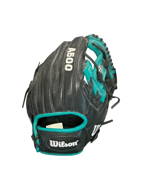 Vist Large View of Product Image Which is Used Wilson A500 Cano Series BB/SB Glove RH Throw None 10 3/4"