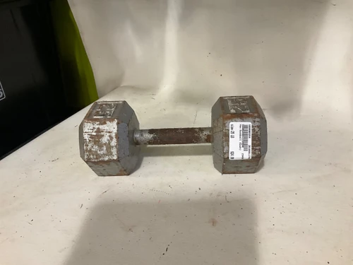 Vist Large View of Product Image Which is Used Hex Dumbbell (Each) 25 lb