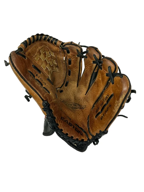 Vist Large View of Product Image Which is Used Easton TYPHOON DT-125 BB/SB Glove RH Throw Brown 12 1/2"
