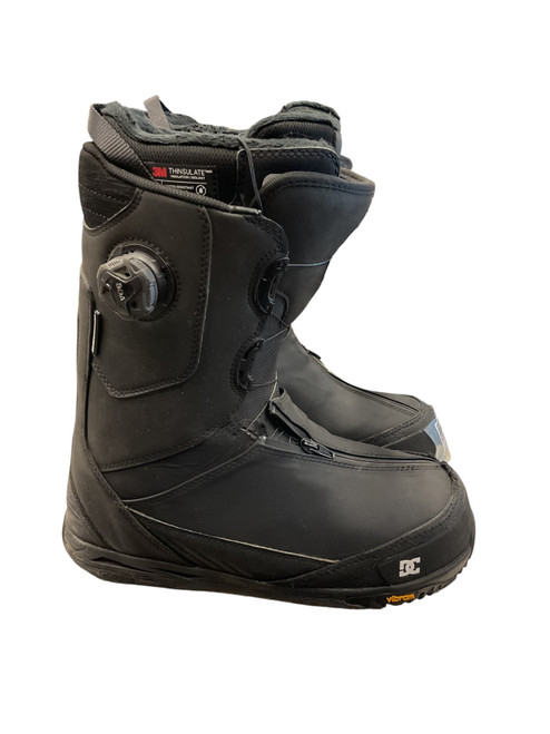 Vist Large View of Product Image Which is Used DC Shoes BOA TRANSCEND SZ 10 Mens Snowboard Boots Black Senior 10