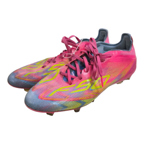Vist Large View of Product Image Which is Used Adidas F50 PRO Soccer Cleats Pink Senior 9.5