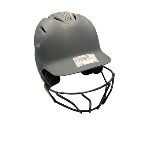 Vist Large View of Product Image Which is Used Evoshield EVOSHIELD XVT 2.0 W/ MASK Batting Helmet w/Mask Grey XS