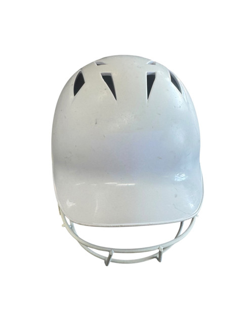 Vist Large View of Product Image Which is Used Champro HX Batting Helmet w/Mask White MD