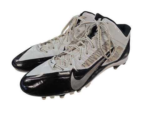 Vist Large View of Product Image Which is Used Nike ALPHA PRO 3/4 TD Adult FB Cleats Black Senior 11.5