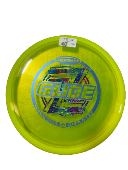 Vist Large View of Product Image Which is Used Discraft DISCRAFT GLIDE Z CLASSIC REISSUE 175G Disc Golf Mid Range Yellow