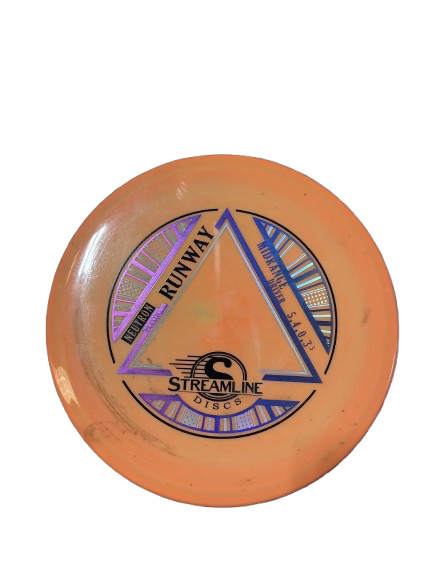 Vist Large View of Product Image Which is Used Streamline STREAMLINE NEUTRON RUNWAY 172G Disc Golf Mid Range Orange