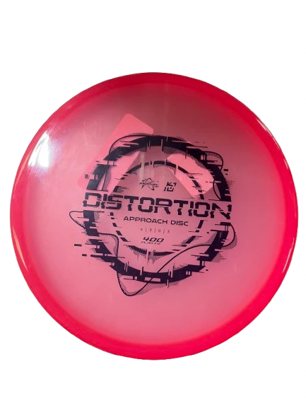 Vist Large View of Product Image Which is Used Prodigy PRODIGY DISTORTION 400 PLASTIC 175G Disc Golf Mid Range Pink