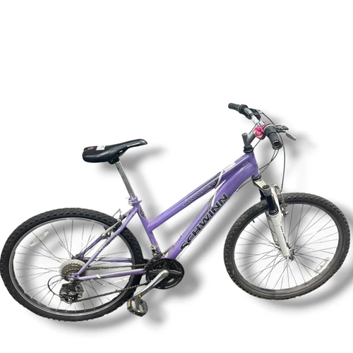Vist Large View of Product Image Which is Used Schwinn RANGER Mountain Bike Womens Purple 43-47cm - 17-18" - MD Frame