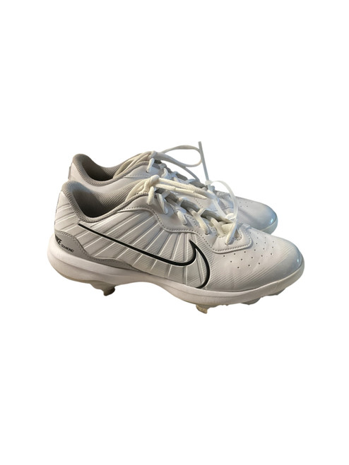 Vist Large View of Product Image Which is Used Nike BASEBALL METAL SZ 7 BB/SB Cleats White Senior 7