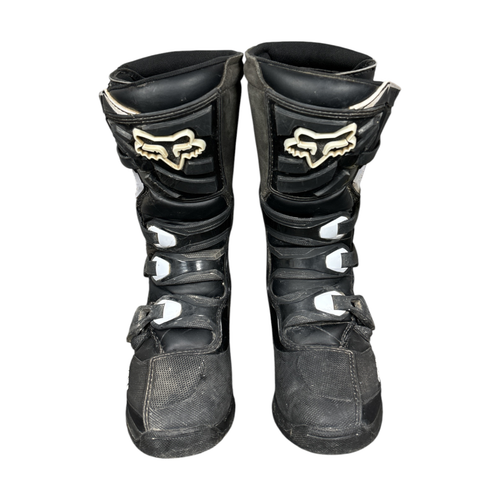 Vist Large View of Product Image Which is Used Fox COMP 3 Junior Motocross Boots Black Junior 05