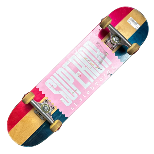 Vist Large View of Product Image Which is Used SUPERIOR Complete Skateboard Black 8"