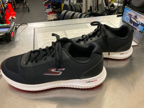 Vist Large View of Product Image Which is Used Sketchers ARCH FIT Mens Golf Shoes Black Senior 10.5