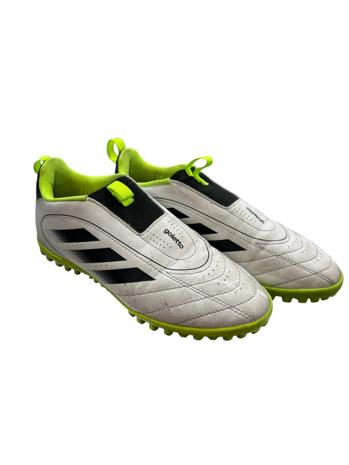 Vist Large View of Product Image Which is Used Adidas Soccer Turf Shoes Neon Green Junior 04