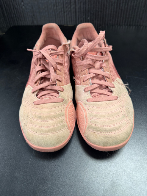 Vist Large View of Product Image Which is Used Nike Soccer Indoor Shoes Pink Youth 06.5