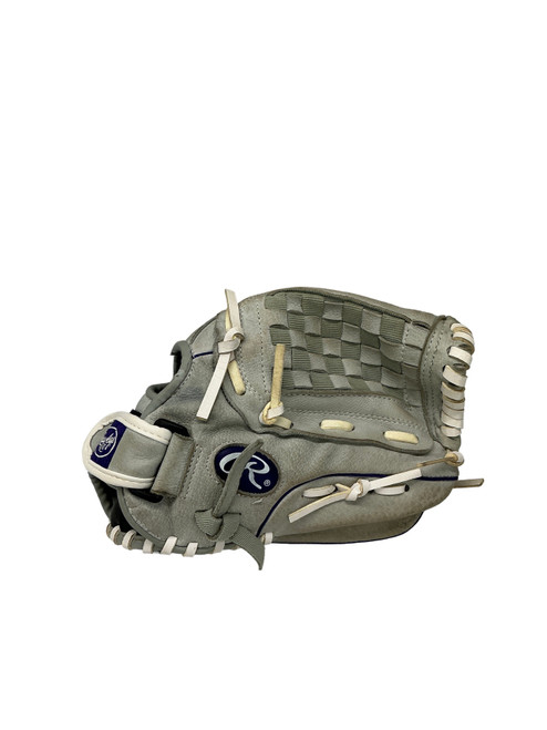 Vist Large View of Product Image Which is Used Rawlings SCSB125PU BB/SB Glove RH Throw Grey 12 1/2"