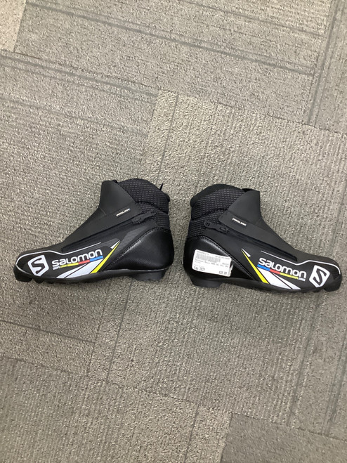 Vist Large View of Product Image Which is Used Salomon Boys NNN XC Ski Boots Black W 05-05.5 / JR 03.5-04