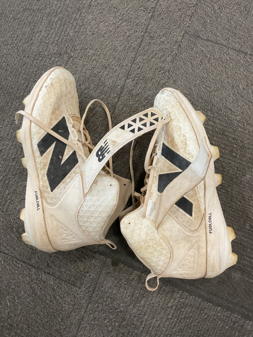 Vist Large View of Product Image Which is Used New Balance FUELCELL 4040 BB/SB Cleats White Senior 11.5