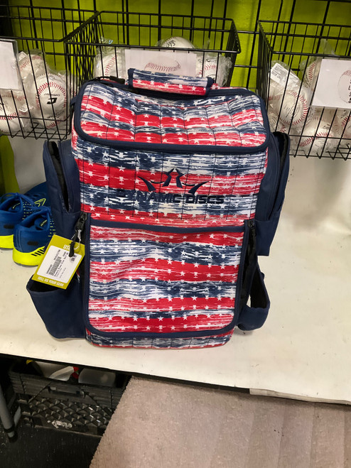 Vist Large View of Product Image Which is Used Dynamic Discs Disc Golf Backpack Navy Blue