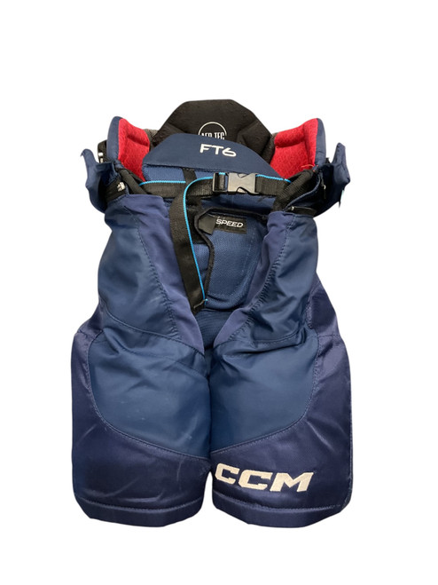 Vist Large View of Product Image Which is Used CCM FT6 JETSPEED JR SM HP Junior Pant Navy Blue SM