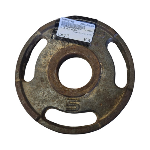 Vist Large View of Product Image Which is Used 5 LB OLY PLATE Olympic Plate (Each) 5 lb