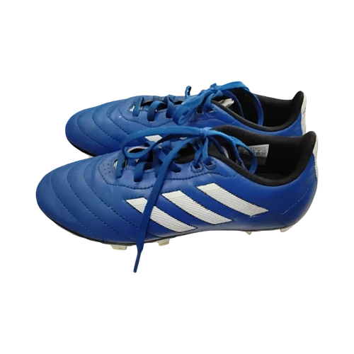 Vist Large View of Product Image Which is Used Adidas Soccer Cleats Royal Blue Junior 03