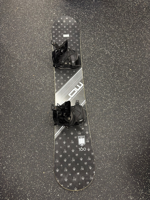 Vist Large View of Product Image Which is Used Flow MERC Mens Board/Bindings Black 160 cm