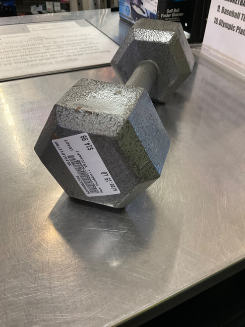 Vist Large View of Product Image Which is Used Hex Dumbbell (Each) 15 lb