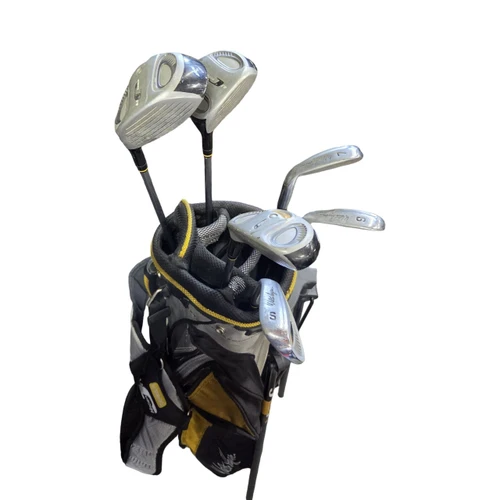 Vist Large View of Product Image Which is Used Walter Hagen JR 6PC SET -NO PUTTER- Jr Package Set RH Black 6 Piece