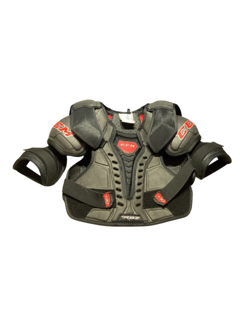 Vist Large View of Product Image Which is Used CCM RZB130 Junior Shoulder Pads LG