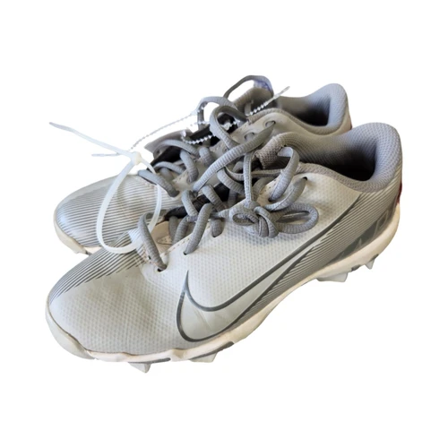 Vist Large View of Product Image Which is Used Nike VAPOR SOFTBALL CLEATS SZ 3.5 BB/SB Cleats Grey Junior 03.5