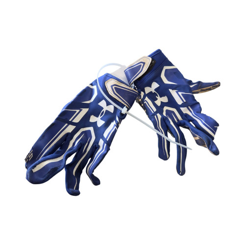 Vist Large View of Product Image Which is Used Under Armour BB/SB Batting Gloves Navy Blue SM