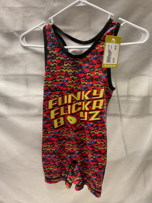 Vist Large View of Product Image Which is Used Wrestling Singlet Red SM