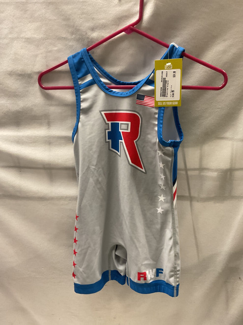 Vist Large View of Product Image Which is Used Wrestling Singlet Royal Blue MD