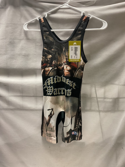 Vist Large View of Product Image Which is Used Wrestling Singlet None XXXS