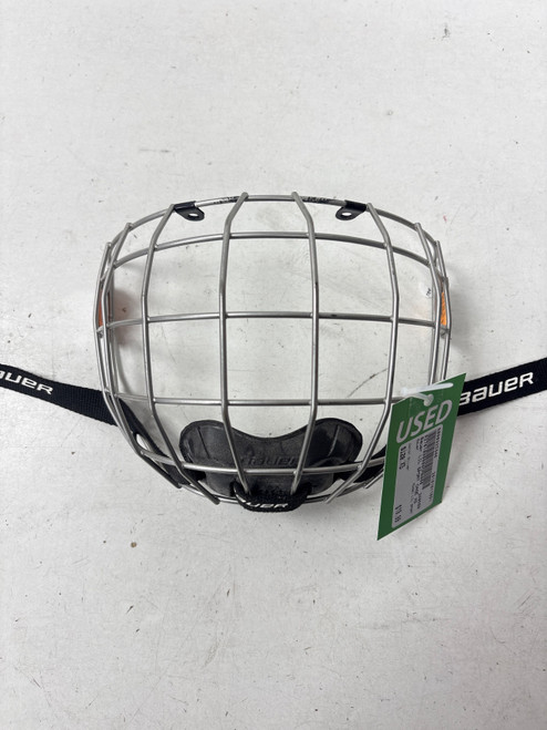 Vist Large View of Product Image Which is Used Bauer LIL SPORT Hockey Wire Mask Silver XS