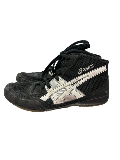 Vist Large View of Product Image Which is Used Asics Wrestling Shoes Black Junior 03