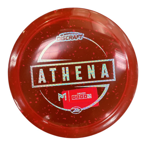 Vist Large View of Product Image Which is Used Discraft ATHENA DISC Disc Golf Driver Red