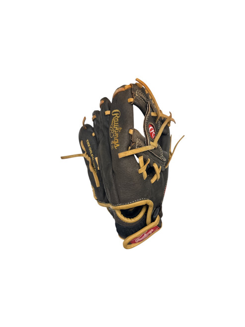 Vist Large View of Product Image Which is Used Rawlings HIGHLIGHT SERIES BB/SB Glove RH Throw Brown 10 1/2"