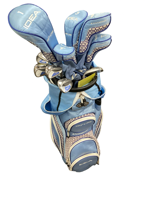 Vist Large View of Product Image Which is Used Adams Golf IDEA A70S Womens Package Set RH Royal Blue 12 Piece