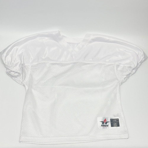 Vist Large View of Product Image Which is Used Alleson ADULT PRACTICE JERSEY FB Top Youth White S/M