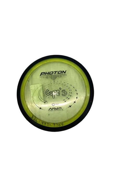 Vist Large View of Product Image Which is Used MVP PHOTON Disc Golf Driver Yellow