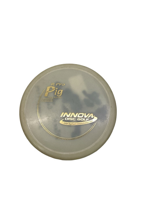 Vist Large View of Product Image Which is Used Innova R-PRO PIG Disc Golf Putter White